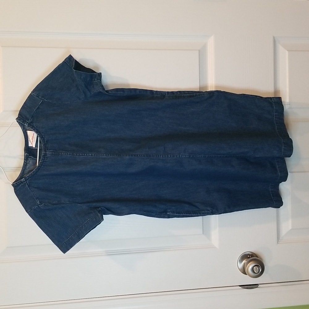 Hanna Andersson Denim A-Line Dress, Girls 8